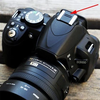 BS-1 Blykstės kontaktinės jungties Apsauginis gaubtas, VEIDRODINIAI SLR Skaitmeninis Fotoaparatas Apsaugos Dangtelis Priedai Canon Nikon 