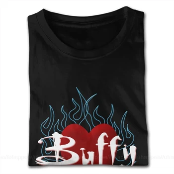 Buffy The Vampire Slayer Teeshirts Suaugusiųjų Fitneso Tee Marškinėliai Homme Trumpomis Rankovėmis, Parduodant Firminių Merch