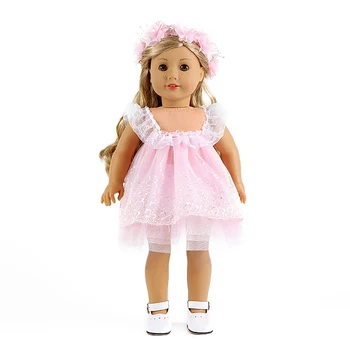 D&B 2021 M. Pavasarį Naujas Mados Suknelė Dėvėti 43cm Baby Doll, 17 Colių Gimusių Kūdikių Lėlės Drabužiai Ir Aksesuarai