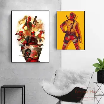 Deadpool Filmas HD, Plakatų Ir grafikos Paveikslai Tapyba Sienos Nuotraukas Kambarį Derliaus Plakatas Dekoratyvinis Namų Dekoro Cuadros