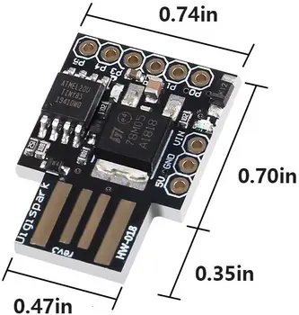 Digispark Kickstarter Attiny85 Bendrojo Micro USB Plėtros Taryba Arduino