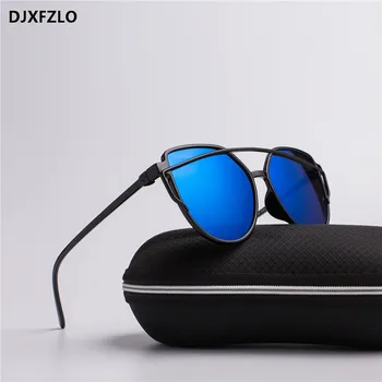 DJXFZLO 2020 nauji akiniai nuo saulės moterims prekės ženklo dizaineris madinga retro mados akiniai nuo saulės spalvinga pop akiniai nuo saulės oculos de sol