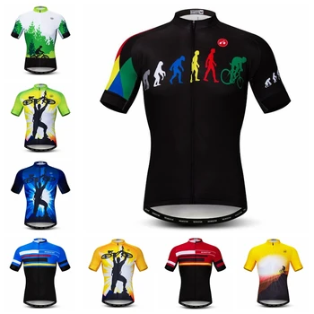 Dviračių Jersey vyrų Dviračių Džersis 2021 kelių MTB dviračių drabužius vasaros sportinės aprangos maillot Lenktynių viršuje Ropa Ciclismo marškinėliai kvėpuojantis