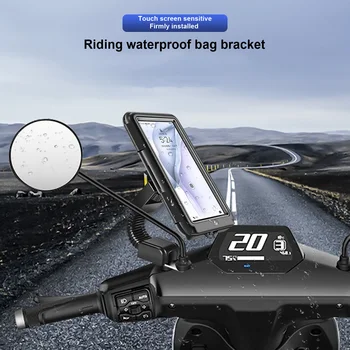 Dviračių Telefono Laikiklis IPhone Samsung Motociklo Mobilųjį Telefoną Laikiklyje Dviračio Rankenos, Apkaba Stovėti GPS Laikiklis 2021