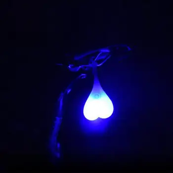 Dviračių Įspėjamoji Lemputė Spalvos Silikono Atgal Galiniai Dviračių LED Širdies Kiaušinių Sėklidžių Lempos Apdaila Saugos Dviračių Kamuolius Uodegos Šviesos