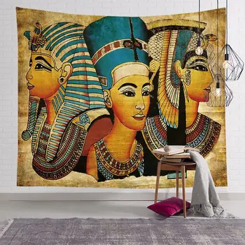 Egipto faraonas gobelenas užsakymą lovos miegamajame kabo audinio fone audinio namų dekoravimo audinys