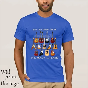 Elektrinė gitara, negabaritinių vyriški marškiniai muzikos stiliaus marškinėliai