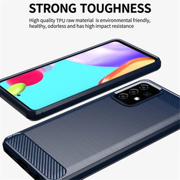 Geras Touch Jausmas Matte Slim Case for Samsung Galaxy A52 5G A72 A42 A32 A12 A21S A51 A91 M21 M31 M31S S21 Plius Padengti