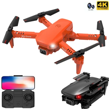 Geriausia K9 Pro MINI Drone 4K HD Dual Camera WiFi FPV Oro Slėgio Aukščio Laikyti Sulankstomas Quadcopter RC Drone Vaikas Žaislas