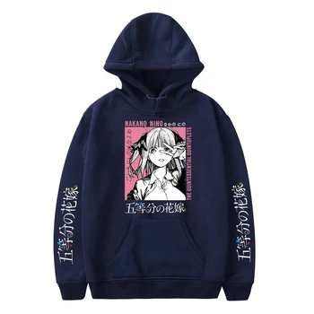 Gotoubun no Hanayome vyrų ir moterų hoodies puloveriai hoodies palaidinės aukštos kokybės spausdinimo anime bliuzono madinga streetwear
