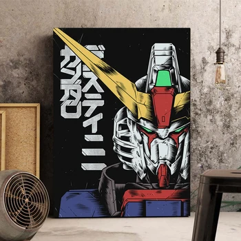 Gundam RX-78-2 Plakatas Anime, Japonija Plakatas, Tapyba Meno Plakatas Spausdinimo Drobės Namų Dekoro Nuotraukos Sienos Menas vaikas paauglių miegamasis Kambarys