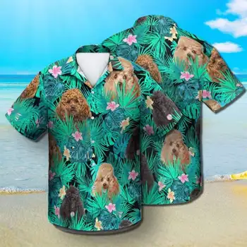 Havajų Paplūdimys Dizaino Marškinėliai Vyrams Mielas Gyvūnų Spausdinti 3D Marškinėliai 2021 M. Vasarą trumparankoviai Atsitiktinis Marškinėliai S-5XL