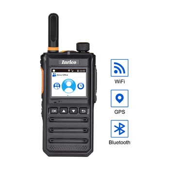 Inrico T640A Android 8.1 4G Tinklo Walkie Talkie Antenos Atskiras Belaidžio Karinės POC Radijas su GPS, 