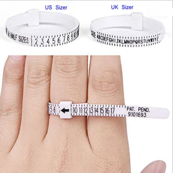 JK, JAV, didžiosios Britanijos, Amerikos, Europos Standartinio Dydžio Matavimo Diržo Žiedai Sizer Medžiagos Žiedas Piršto Dydžio Atrankos Papuošalų Įrankis