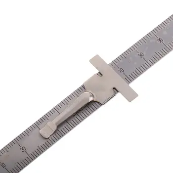 JUSTINLAU 0-15mm 2 1 Metrinis Feeler Gauge perforaciją Suvirinimo Siaurėjantys Daviklis Valdovas