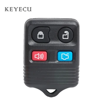 Keyecu 4 Mygtukai Automobilių Keyless Pakeitimo Nuotolinio Rakto Pakabuku 