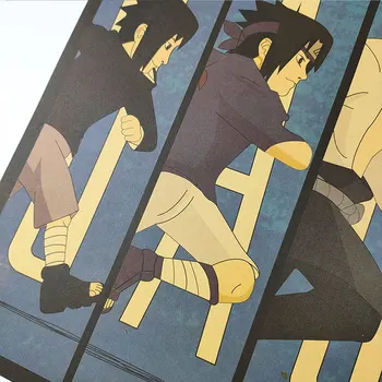 Klasikinių Animacinių filmų Ninja Simbolių Augimo Diagramos Retro Kraftpopieris Veiksnys Produkto Plakatas Atostogų Dovanų 