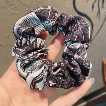 Korėjos high-end peteliškę temperamentas juostelę plaukų žiedas satino aukštos kokybės elegantiškas kaklaraištis galvos virvę plaukų aksesuarai