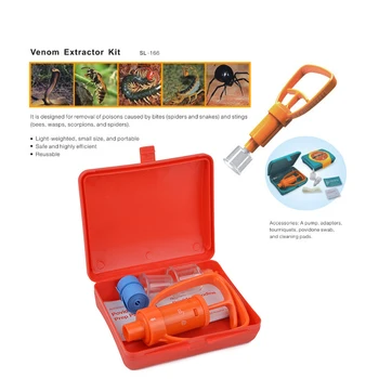 Lauko Išgyvenimo Pagalbos Nuodai Extractor Rinkinys Saugos Gyvatė Vabzdžių Pirmosios Pagalbos Rinkinys Bičių Įkandimų Dulkių Detox Siurblys Survival Kit