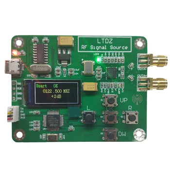 LTDZ MAX2870 0.96 colių OLED STM32 23.5-6000MHz Signalo Šaltinio Modulis USB 5V Varomas Dažnių ir Rūšių Priedų