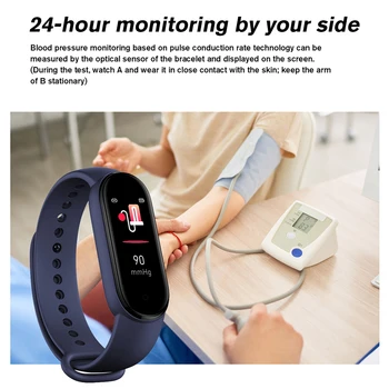 M5pro Žiūrėti IP67 atsparus Vandeniui Fitneso Žiūrėti Širdies ritmo Monitorius 