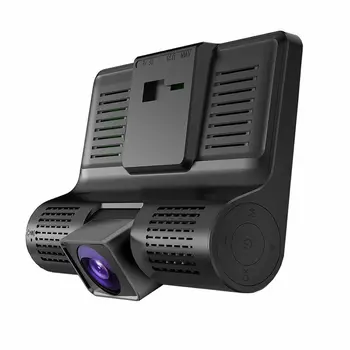 Mažas Brūkšnys Cam 3 Prietaisų skydelis Kamera, Diktofonas 4 Colių Ekranas Video DVR 3 Būdais HD Car Black Box galinio vaizdo Car DVR Vairavimo Diktofonas