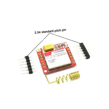 Mažiausias SIM800L GPRS GSM Modulis MicroSIM Kortelę Core Valdybos Quad-band TTL Nuoseklųjį Prievadą Su Antena