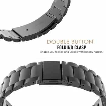 Metalo Watchband 20mm Samsung Galaxy Žiūrėti 42mm 
