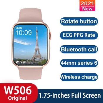 Microwear W506 Smartwatch Atnaujinti Vyrams, Moterims, Visiškai Jutiklinį Ekraną, 