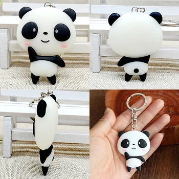 Mielas Panda Key Chain Moterų, Vaikų Mielas Animacinių Filmų Kinijos Panda Papuošalai Pakabukas Raktų Pakabukas Populiarus Dovanų Maišelis Automobilių Reikmenys