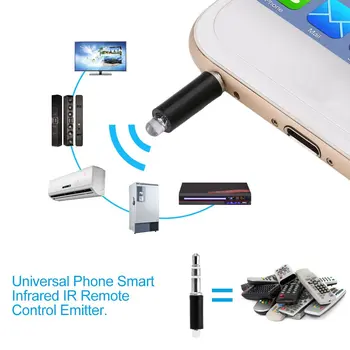 Mini 3,5 mm Smart Mobilųjį Telefoną Infraraudonųjų SPINDULIŲ Nuotolinio valdymo Pulteliu Kėlikliai Kontrolės Kištukas Oro Kondicionierius Smart Home