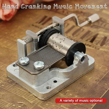 Mini Music Box Ranka Prisukamas Muzikos Judėjimo Skaidrus 