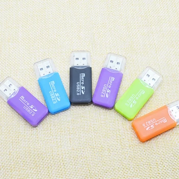 Mini USB2.0 Micro SD TF T-Flash Atminties Kortelės Skaitytuvas USB2.0 Kortelės Skaitytuvo Adapteris, Skirtas 