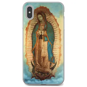 Minkštas Atveju Virgin De Guadalupe Virgen Marija Spausdinti iPhone 