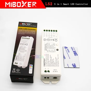 Moboxer LS2 5 1 LED Juostos Valdiklis Viena Spalva/BMT/RGB/RGBW/RGB BMT Žibinto Juostelė blankesnė, DC12V~24V 2.4 G Nuotolinio valdymo Milght