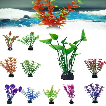 Modeliavimo Dirbtiniai Augalai, Akvariumo Dekoras Vandens Piktžolės, Augalų, Žuvų Bakas Akvariumo Reikmenys Žolės Apdailos Ornamentu