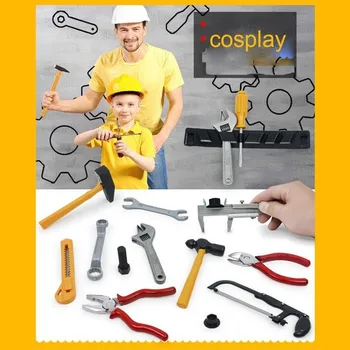 Modeliavimo Remontas, Gręžimo Įrankiai Nustatyti Saugaus Plastiko Vaikų Priežiūros Įrankiai Atsuktuvas, Plaktukas Žnyplės Apsimesti Žaislas