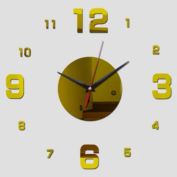 Modernus aukščiausios mados skaitmenų sieninis laikrodis lipdukas rinkinys kūrybos laikrodžiai namų puošybai 
