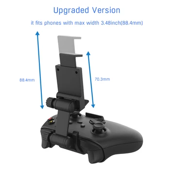 Multi-kampas Reguliuojamas Mobiliųjų Žaidimų Įrašą Xbox Serijos X S Belaidžio ryšio Valdiklis Telefono Turėtojas Mobilųjį Telefoną Prijungti