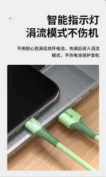 Nailono Tinklelio USB C Kabelio Tipas-C Įkroviklis, Micro USB Kabelius Xiaomi Mobiliojo Telefono Greito Įkrovimo USB C Tipo Kabelio 