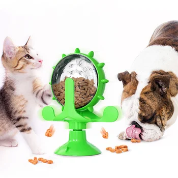 Naminių Gyvūnų Prekių Vėjo Malūnas Kačių, Šunų, Kačių Žaislai Prekių Funny Cat Ištekėjimo Kamuolys Automatinis Tiektuvas Kačių Žaislai, Interaktyvios