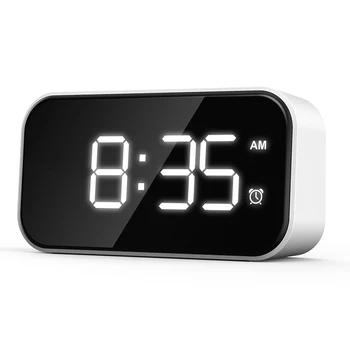 Namų Miegamąjį Kambarį Įkrovimo Naktiniai Laikrodis LED Laikrodis Garso Aktyvuotas Laikrodis Kalėdų Dovanos Stalo Apdailos