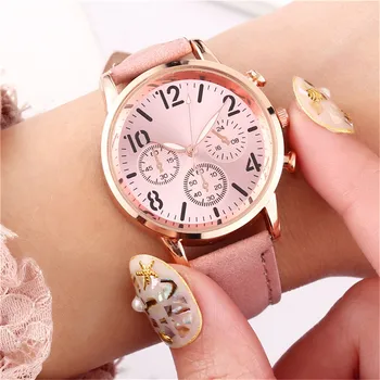 Naujas Prekės Ženklas Prabangos Kvarco Ponios Žiūrėti Pledas Laikrodis Rose Gold Dial Suknelė Atsitiktinis Laikrodis Relogio Feminino Moterų Laikrodžiai