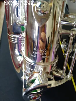 Naujas Realios Nuotraukos Jupiteris JAS-700Q Alto Saksofonas Sidabrinė, Padengtą Muzikos Instrumentai E Butas Sax su Kandiklio Profesinės