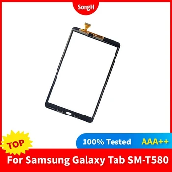 Naujas Samsung Galaxy Tab 10.1 2016 T580 T585 T587 Jutiklinis Ekranas Skaitmeninis Keitiklis Priekinio Stiklo Pakeitimas