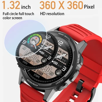 Naujas Smart Watch Vyrų 360 HD Ekranas X-28 Vandeniui 3ATM Sporto Treniruoklių Aktyvumo Seklys Moterų Smartwatch 