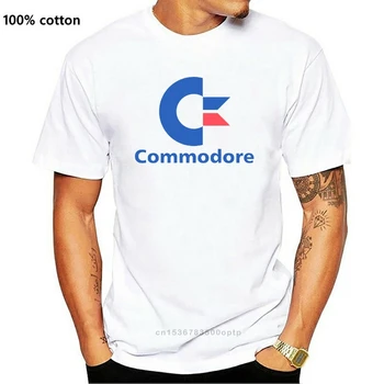Naujausias Vyrų Cool Stiliaus marškinėliai Commodore 64 Marškinėliai Tees