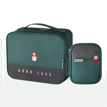 Nešiojamų Audinio Medicina Saugojimo Krepšys Šeimos Skubios Pirmosios Pagalbos Rinkinys Medicina Paketas, skirtas Namų Kelionės Lauko Kempingas