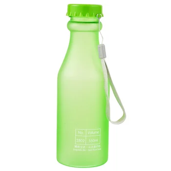 Nešiojamų Kelionių Gėrimo Butelis Matinio Plastiko Vandens Butelių, Vaisių Sulčių nepralaidžiose Saugojimo Butelis Lauko Sporto Žygiai