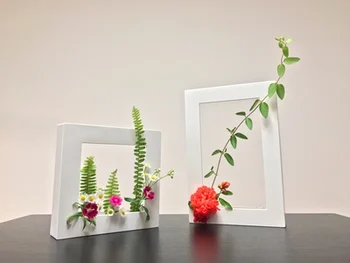 Nuotraukų rėmelis, gėlių vazonas gyvenimo kambario sienos kabo darbalaukio Japonų ikebana plastikinių gėlių kompozicijų įrankiai